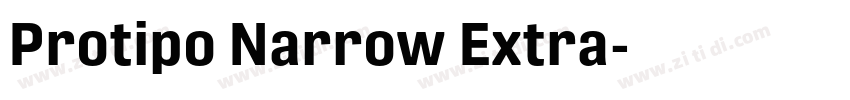 Protipo Narrow Extra字体转换 Protipo Narrow Extra字体转换